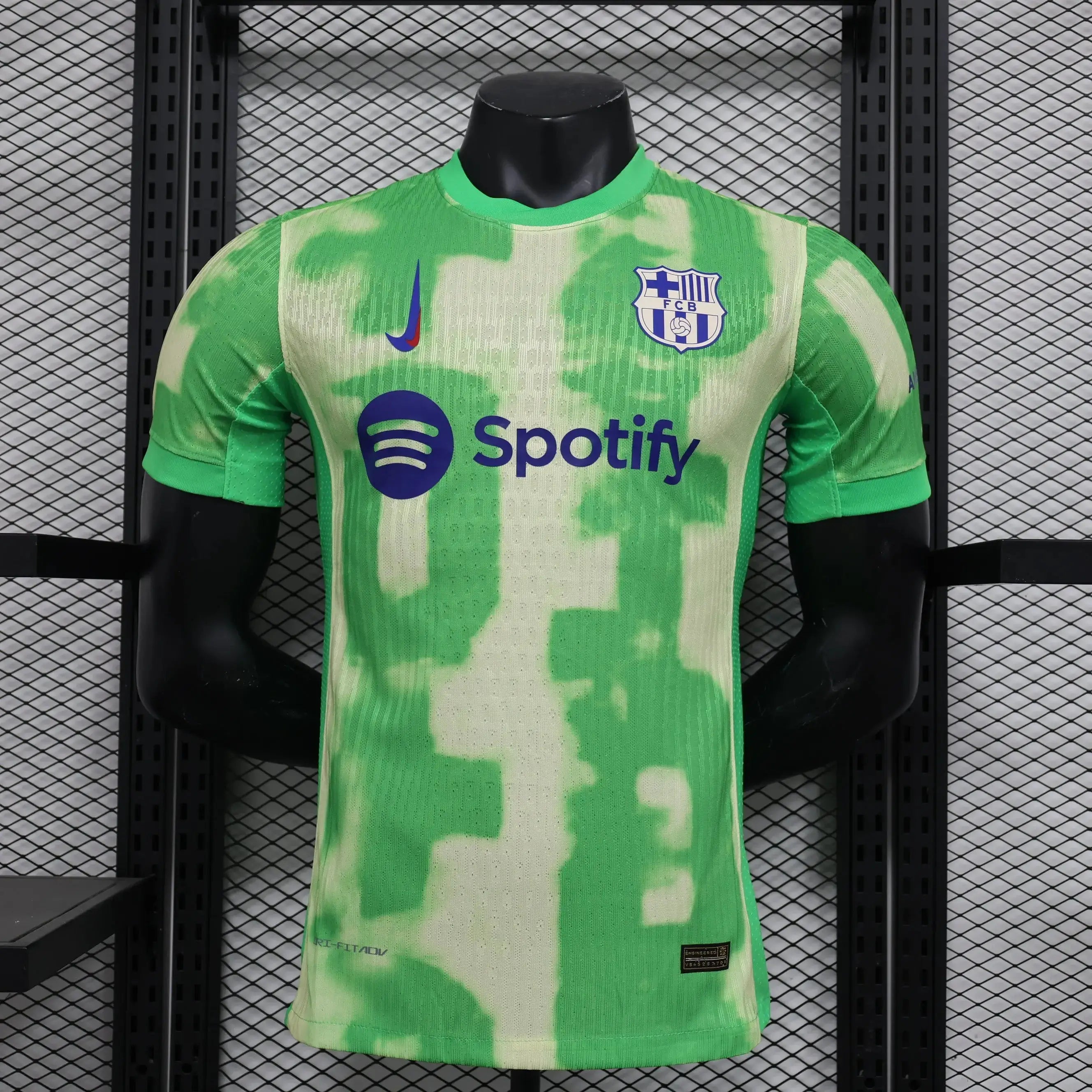 MAILLOT FC BARCELONE THIRD "Vert" 2024/2025 Version Player YamaKits Foot