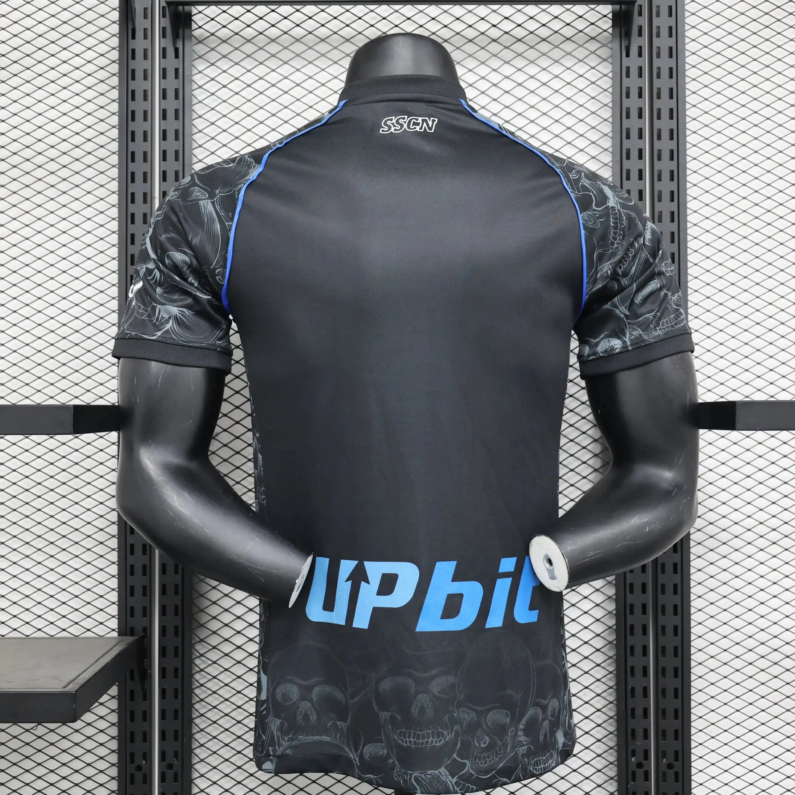MAILLOT NAPOLI CONCEPT "NOIR" 2023/2024 Version Player YamaKits Foot