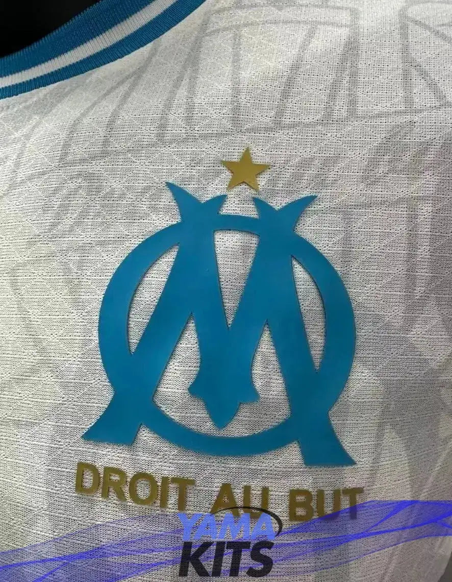 MAILLOT OLYMPIQUE DE MARSEILLE DOMICILE 2024/2025 Version Player YamaKits Foot