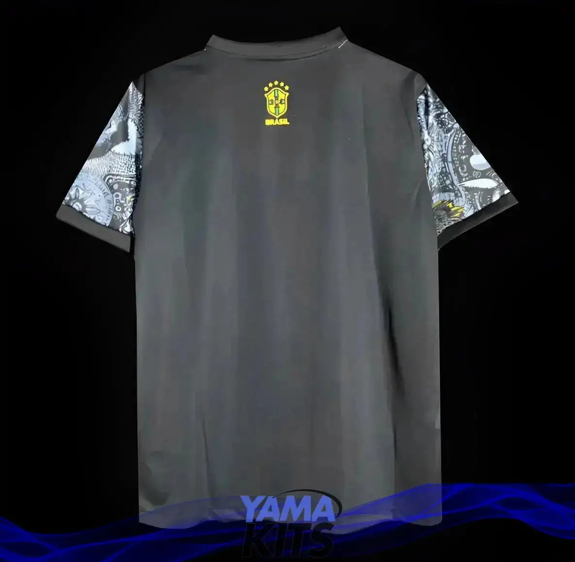 Maillot Brésil Concept Gris « Christ rédempteur » 2024/2025 YamaKits Foot