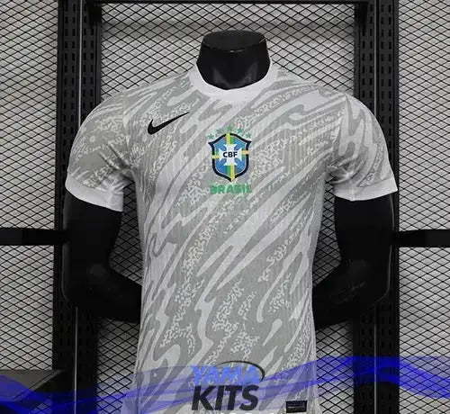 Maillot Brésil Gardien « Gris » 2024/2025 Version Player YamaKits Foot