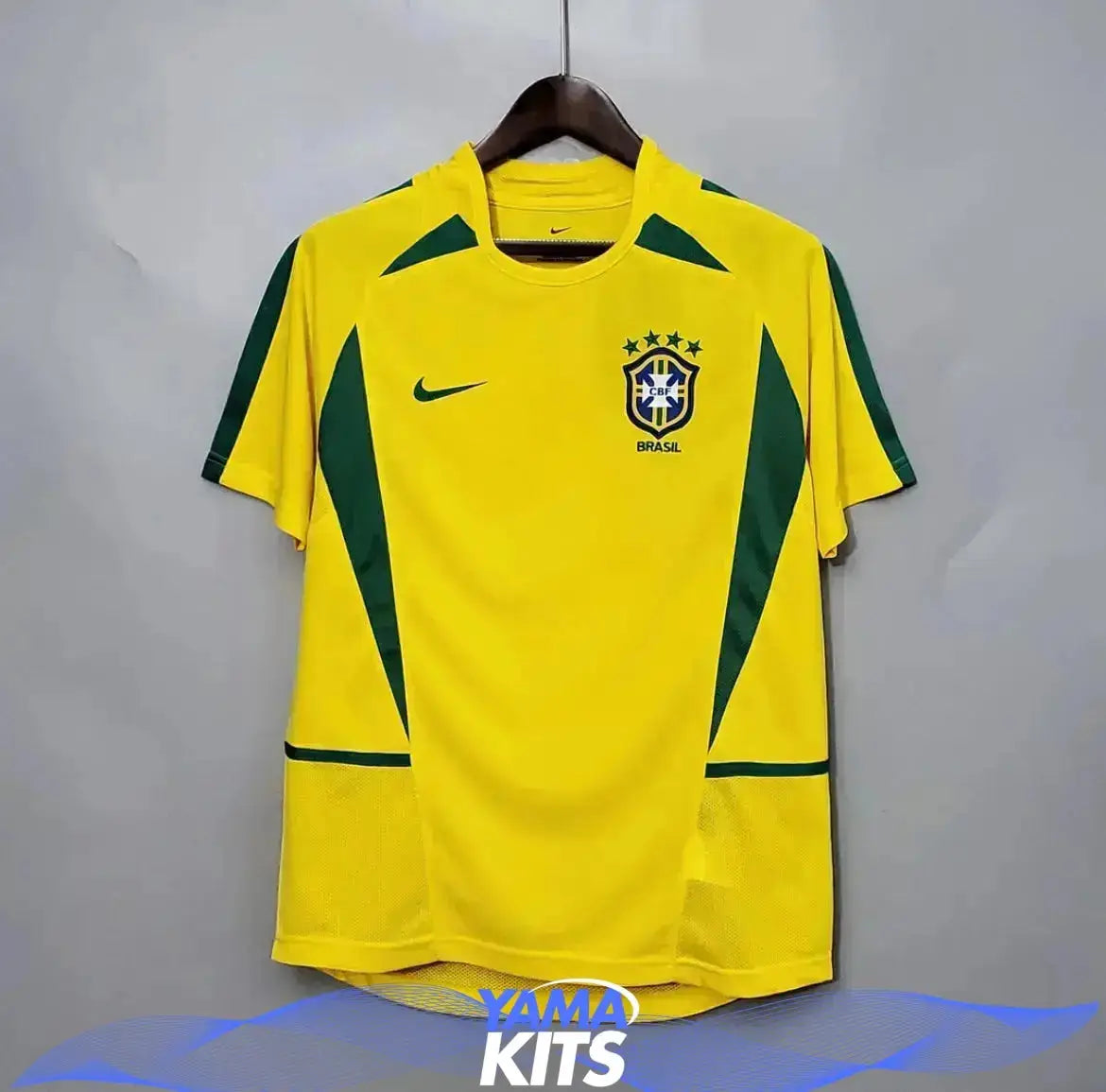 Maillot Brésil Retro "World Cup" 2002 YamaKits Foot