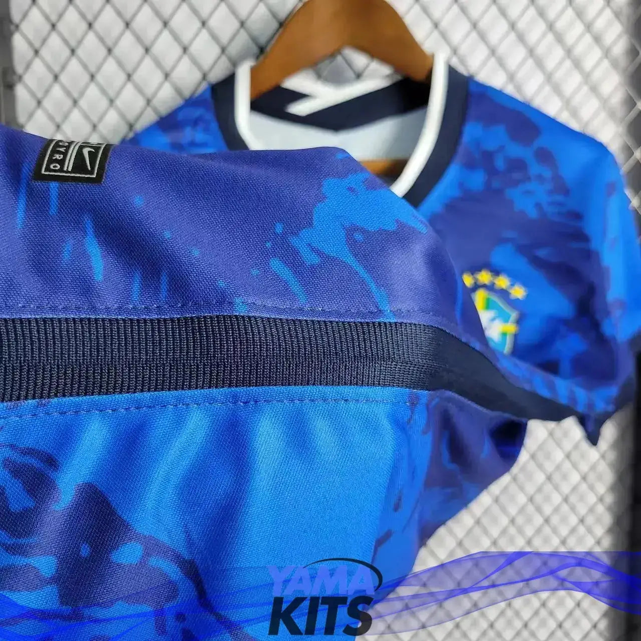 Maillot Femme du Brésil/Brazil concept "bleu" 2024 YamaKits Foot