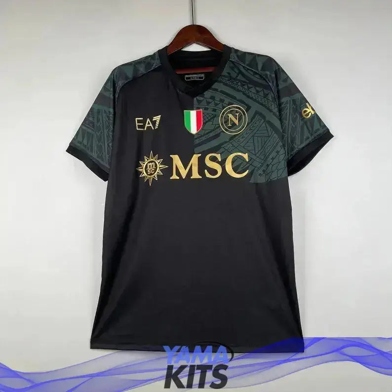 Maillot Napoli Third « noir » 2024/2025 YamaKits Foot