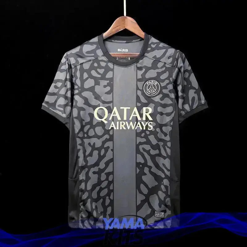 Maillot PSG/ Paris Third « Noir » 2023-2024 YamaKits Foot