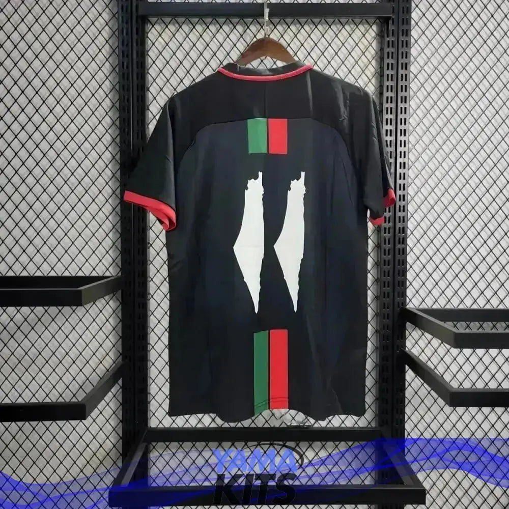 Maillot Palestine extérieur «Noir» 2023/2024 YamaKits Foot