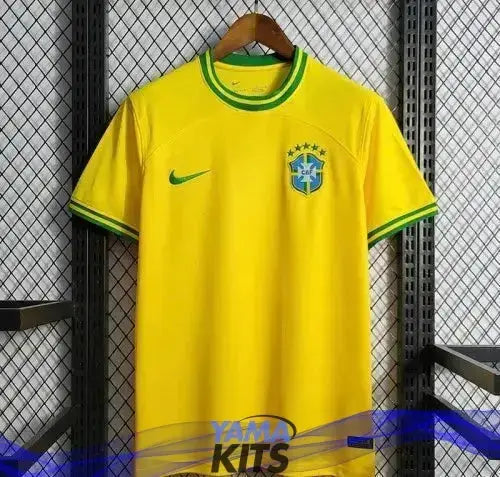 Maillot du Brésil/Brazil concept « Jaune » 2022/2023 YamaKits Foot