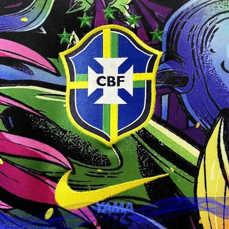 Maillot du Brésil "Multicolore" Concept 2025 YamaKits Foot