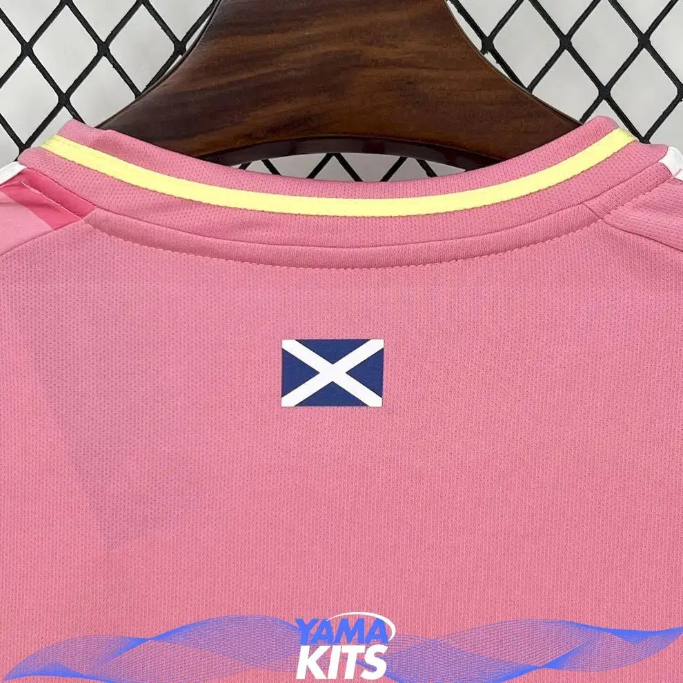 Maillot écosse extérieur « rose » 2024/2025 YamaKits Foot