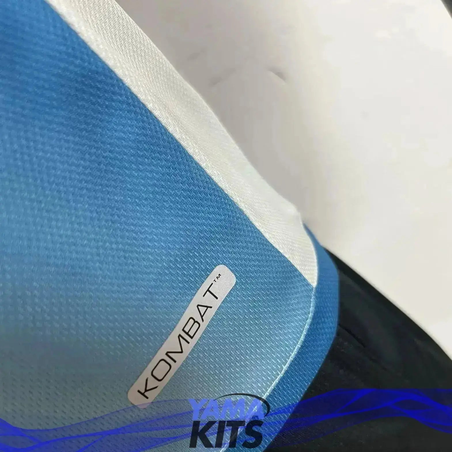 MAILLOT AS MONACO EXTÉRIEUR "BLANC, BLEU" 2023/2024 Version Player YamaKits Foot