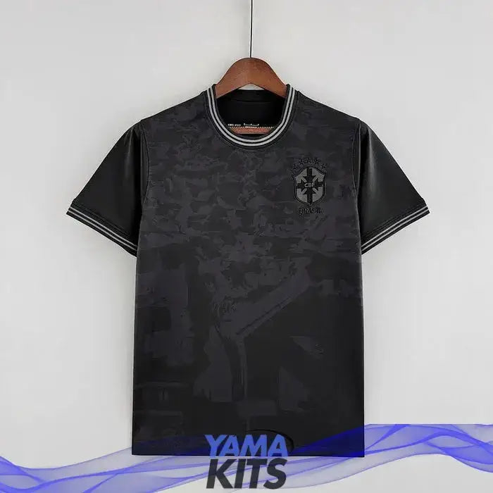 Maillot Brésil Concept "Full Black" 2022/2023 YamaKits Foot