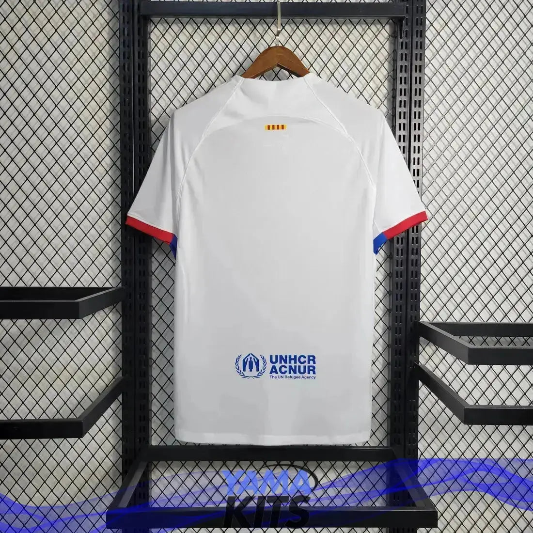 Maillot Extérieur du Barcelone « blanc » 2023-2024 YamaKits Foot