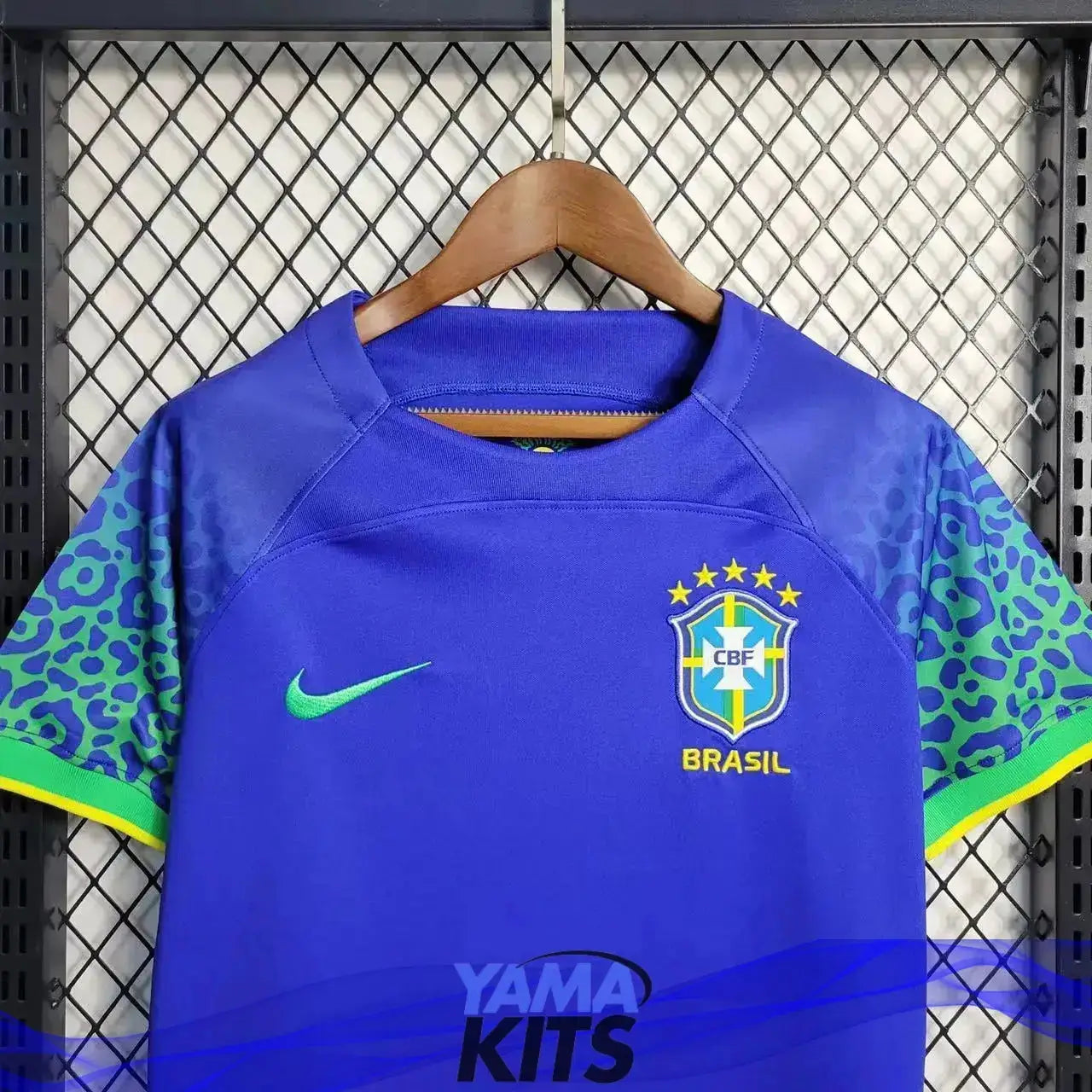Maillot Femme Brésil/Brazil Extérieur "Bleu" 2022/2023 YamaKits Foot