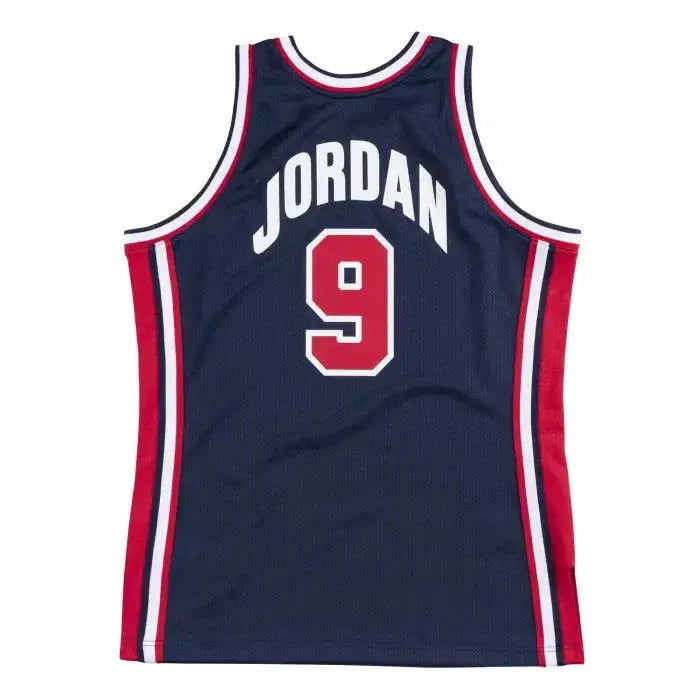 Maillot Michael Jordan Dream Team 92 USA Bleu Mitchell & Ness YamaBasketball
