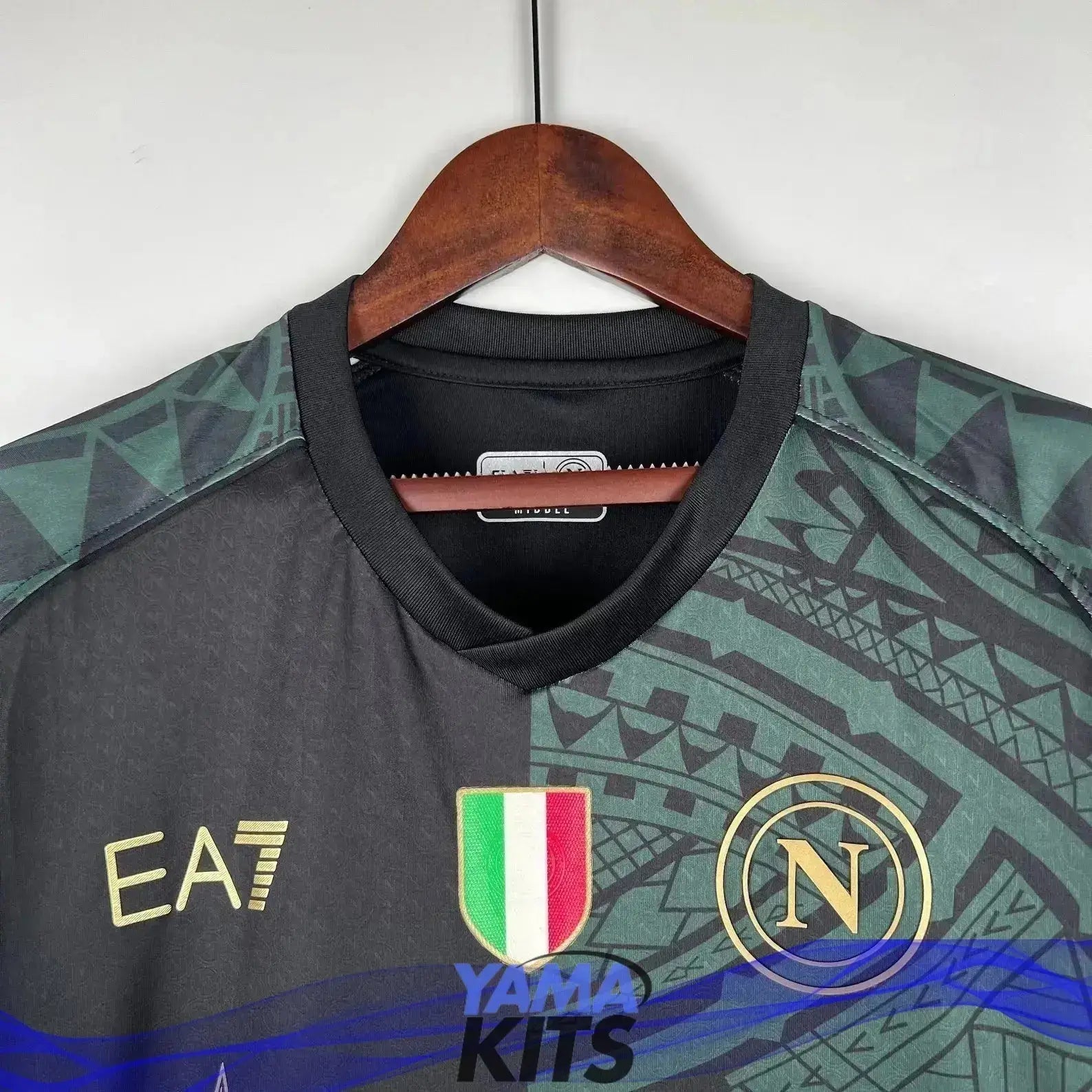 Maillot Napoli Third « noir » 2024/2025 YamaKits Foot