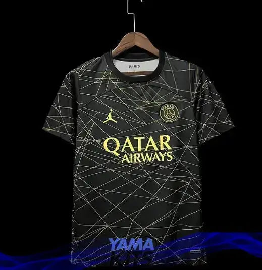 Maillot Paris Third « noir,jaune » 2022-2023 YamaKits Foot