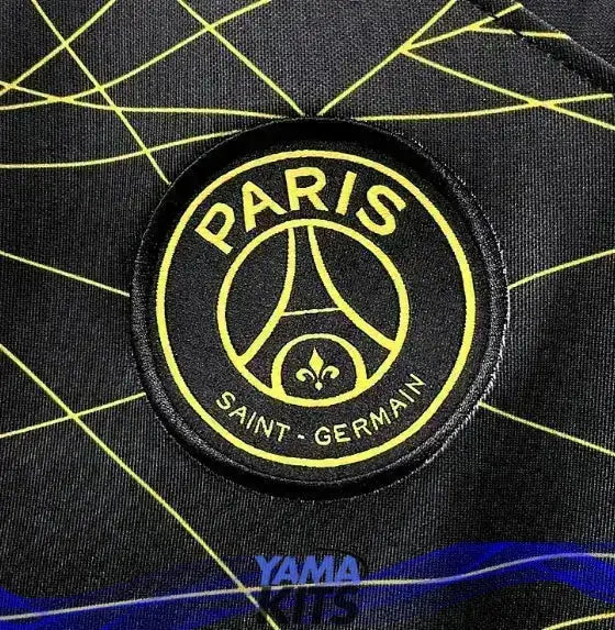 Maillot Paris Third « noir,jaune » 2022-2023 YamaKits Foot