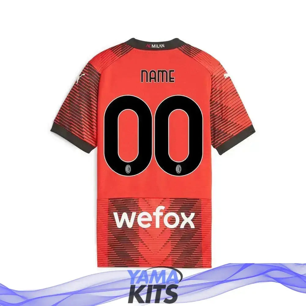 Maillot de l’AC Milan extérieur « rouge » 2023/2024 YamaKits Foot