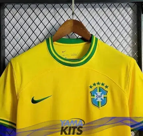 Maillot du Brésil/Brazil concept « Jaune » 2022/2023 YamaKits Foot