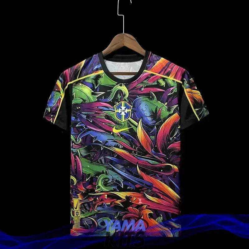 Maillot du Brésil "Multicolore" Concept 2025 YamaKits Foot
