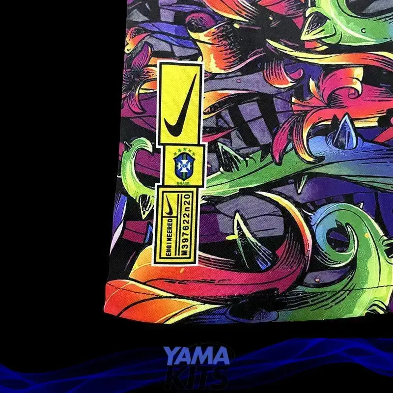 Maillot du Brésil "Multicolore" Concept 2025 YamaKits Foot